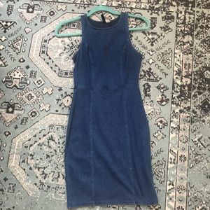 Denim bodycon dress